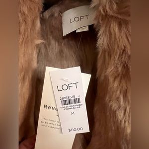 NWT Loft Dusty Rose Jacket Vest
